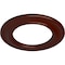 Ekena Millwork Holmdel Ceiling Medallion (Canopies up to 12 7/8"), 20 7/8"OD x 12 7/8"ID x 1"P, Brushed Mahogany CM20HOBMF - alternate 4